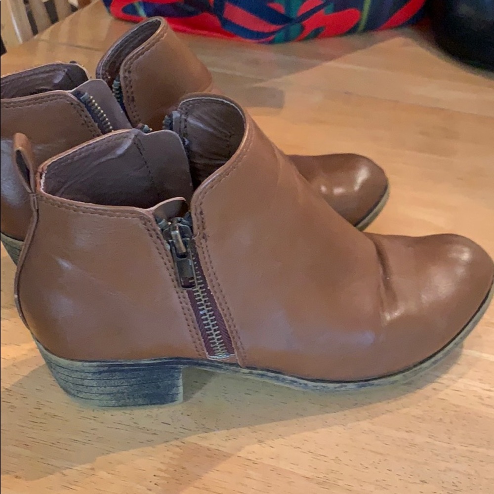 Brown booties